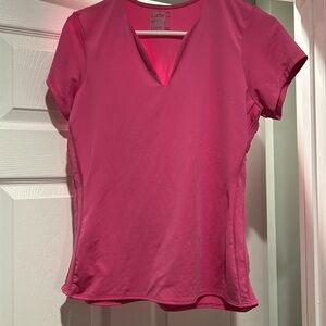 Lucky in Love Tennis:Active Top. Pink Size L